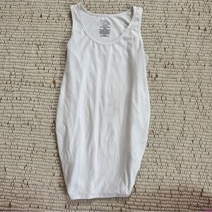 Time and Tru White Maternity Tank